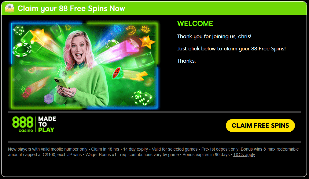 welcome spins